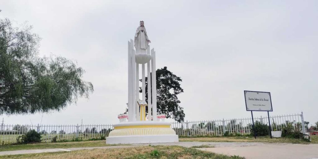 Bahía Blanca celebra cinco años de la restauración del monumento a la Virgen de la Merced