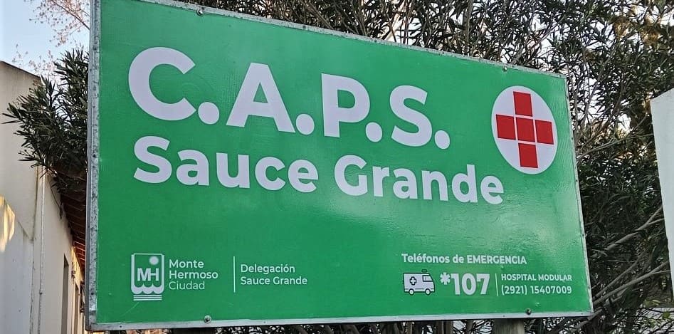 Servicio de consultorio obstetrico en el Centro de Salud de Sauce Grande