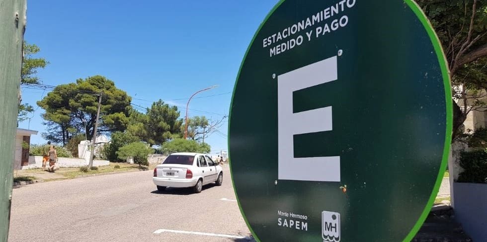 Estacionamiento medido y pago activo en el centro de Monte Hermoso hasta el lunes
