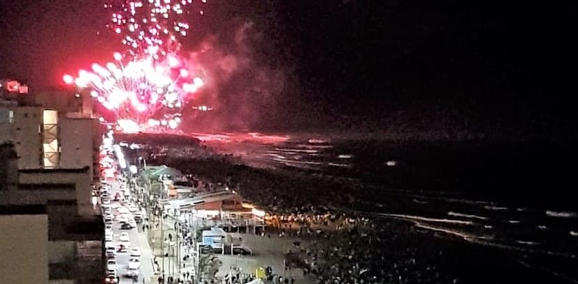Con el auspicio de buenas condiciones climáticas Monte Hermoso vivirá en la trasnoche de este 31 el renovado show de fuegos lumínicos