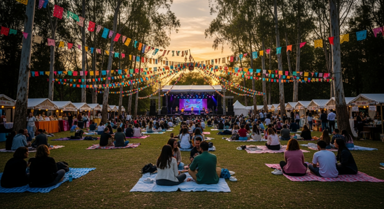 Coronel Dorrego celebra su aniversario con espectáculos y gastronomía en el Vivero Municipal